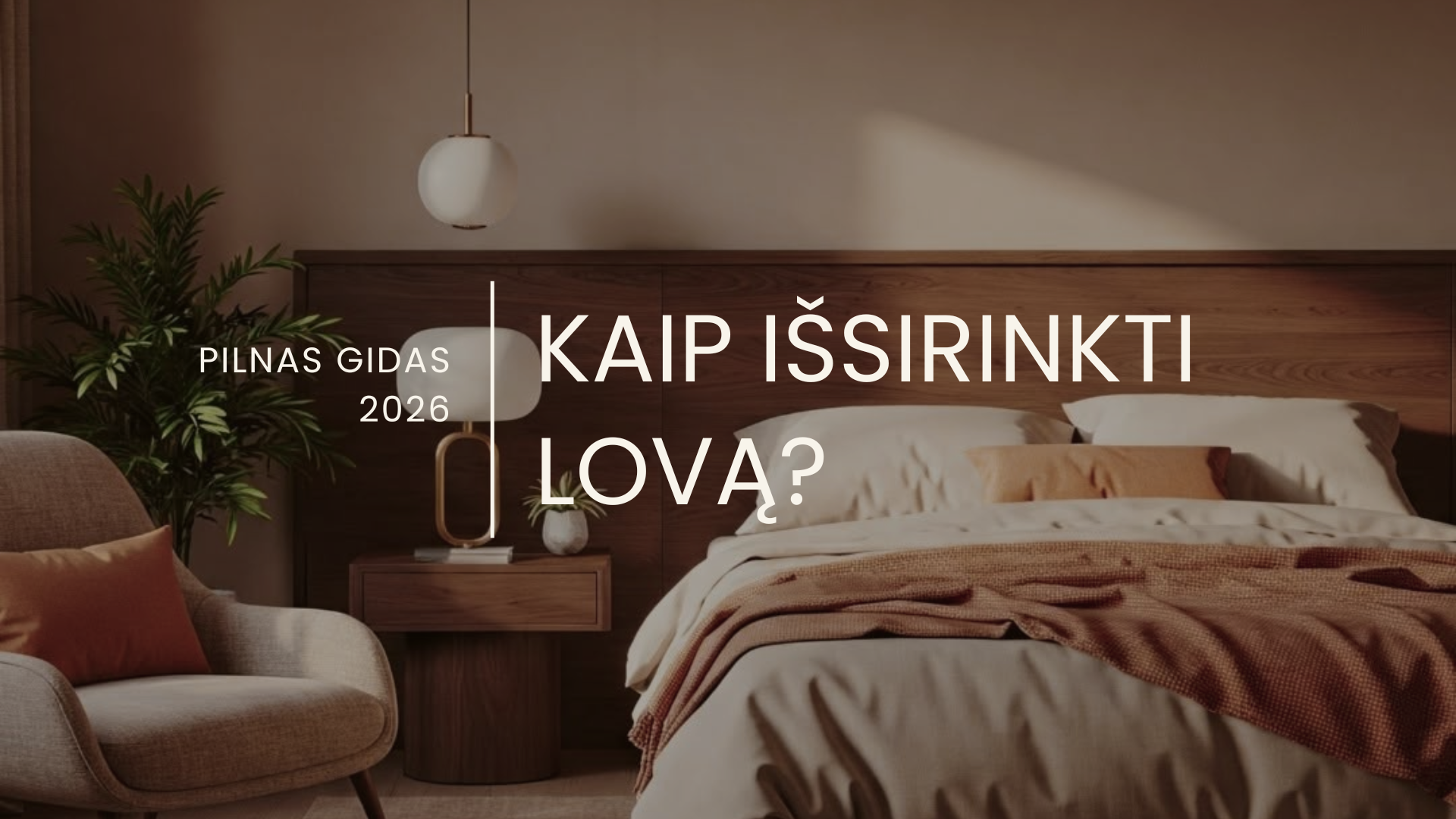 Kaip išsirinkti lovą 2026: pilnas gidas